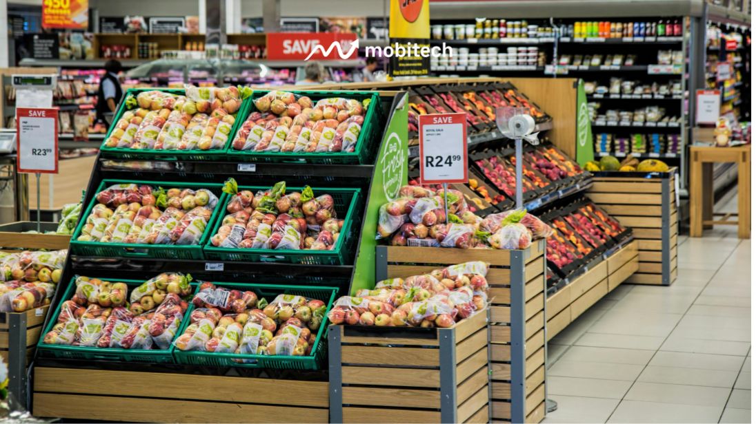 rak berisi buah retail